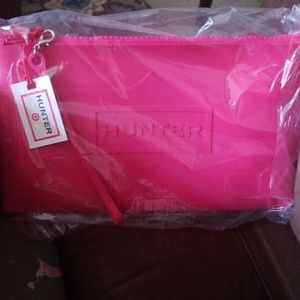 Large pink Hunter wristlet